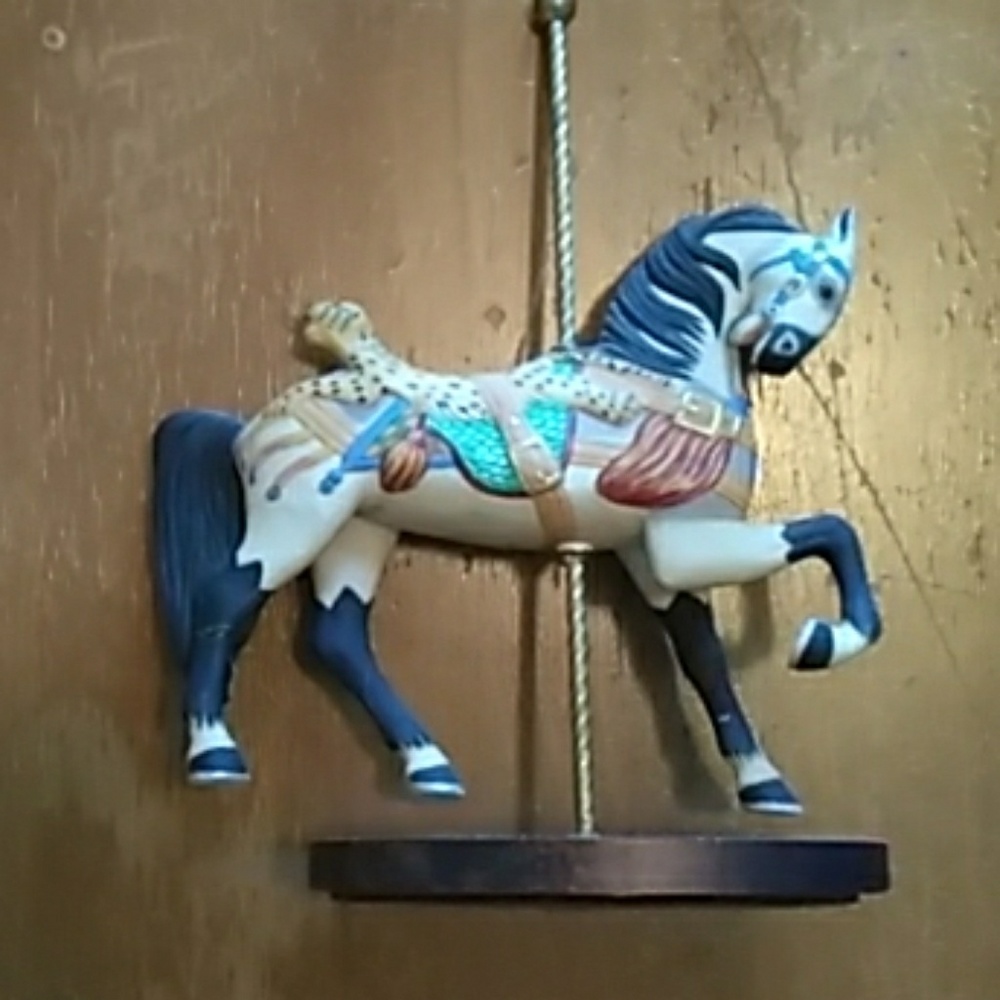 Franklin Mint Vintage Carousel Horse Mint